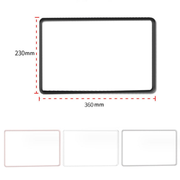 For Tesla Model3/Y Screen Bumper Protective Cover Silicone Frame(Gray)