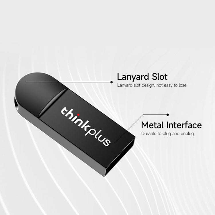 Lenovo ThinkPlus MU222 2.0 Business Office U Disk, Capacity: 64GB(Black)