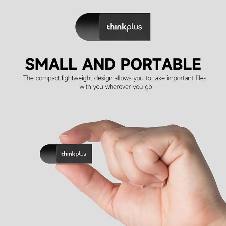 Lenovo ThinkPlus MU222 2.0 Business Office U Disk, Capacity: 64GB(Black)