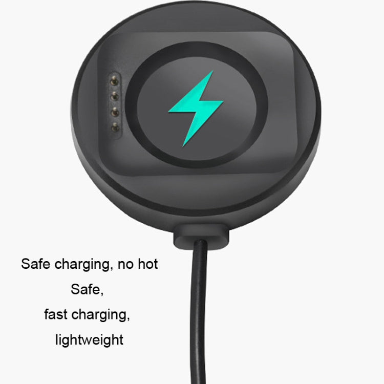 For OPPO Watch 2 Watch USB Port Magnetic Charger Charging Cable(Black)