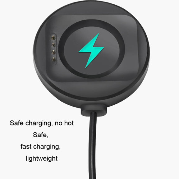 For OPPO Watch 2 Watch USB Port Magnetic Charger Charging Cable(Black)