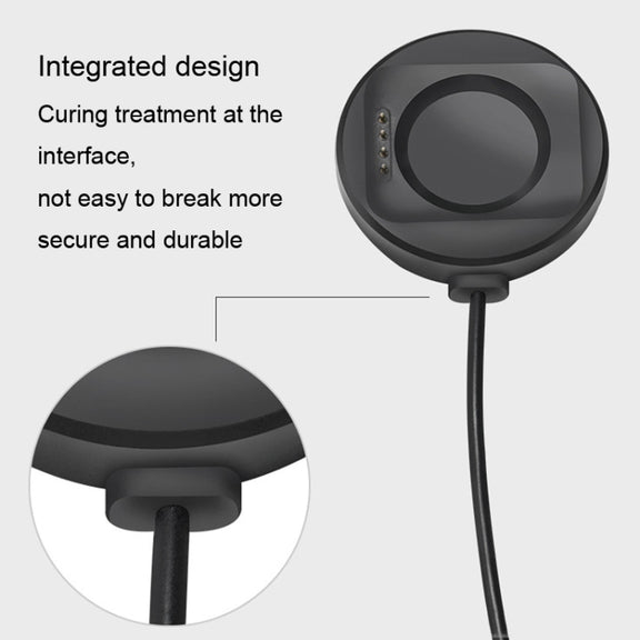 For OPPO Watch 2 Watch USB Port Magnetic Charger Charging Cable(Black)