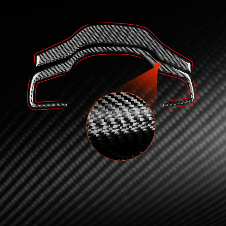 For Jaguar F-TYPE 2013+ Left And Right Drive Universal Steering Wheel Cover Sticker(Black)