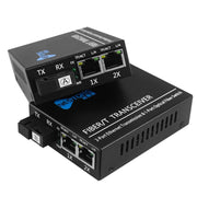 NESTONG 100M Single-Mode Fiber Optic Transceiver POE Photoelectric Converter,CN Plug