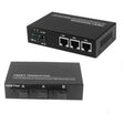 3 Fiber Port & 3 LAN Port 10/100Mbps Ethernet Switch Fiber Optic Switch - Fiber Receiver by PMC TechLife | Online Shopping South Africa | PMC TechLife | Buy Now Pay Later Mobicred