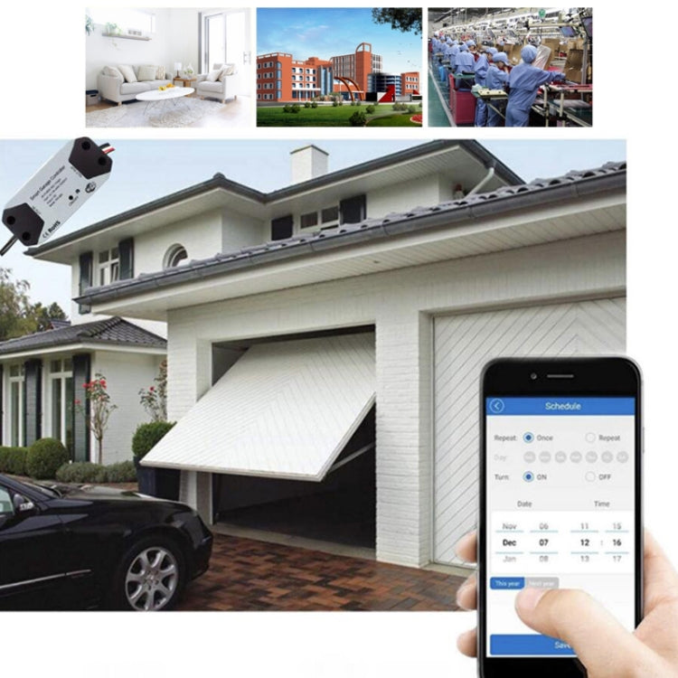 Tuya APP Remote Control WIFI Smart Garage Door Controller, Specification: UK Plug