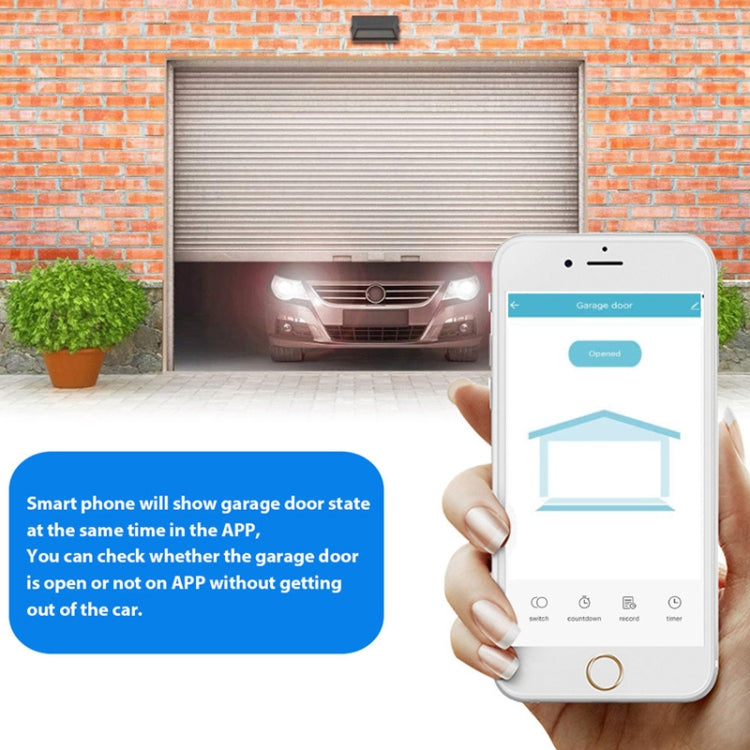 Tuya APP Remote Control WIFI Smart Garage Door Controller, Specification: US Plug