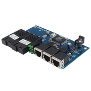 2 Fiber Port+3 Ethernet Port  AB-PCBA 100Mbps Fiber Transceiver