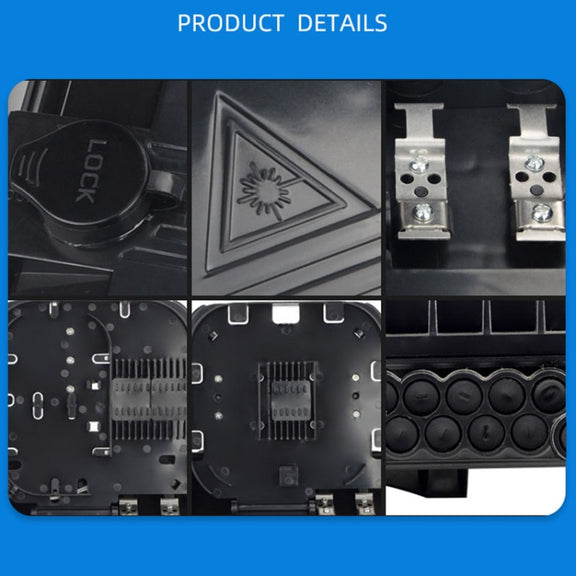 FTTH Distribution Box with 16 PLC Splitter Can Hold Up to 16 Subscribers Drop Cable