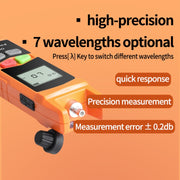 2-in-1 10-30mW Fiber Optic Red Light Pen + Optical Power Meter (-70+6dBm) Set