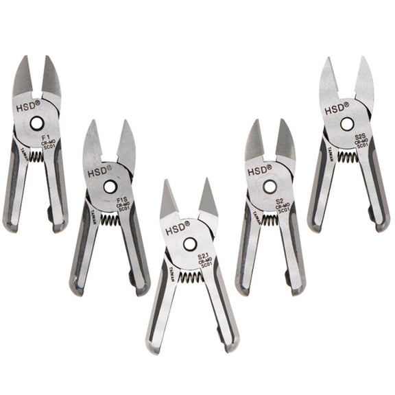 HSD HS-5+S2S Cut Metal Set 2 In 1 Pneumatic Snip Plier Cutting Metal Plastic Model Scissor Tool