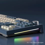 LANGTU LT84 Mechanical Luminous Keyboard, Style: Wired Single-mode Silver Gray Shaft (Daybreak)