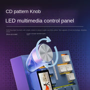 LANGTU LT84 Mechanical Luminous Keyboard, Style: Wired Single-mode Silver Gray Shaft (Daybreak)