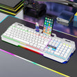 K-Snake Mechanical Feel Keyboard Mouse Kit USB Wired 104 Keycaps Computer Keyboard, Style: Single Keyboard (White) - Wired Keyboard by K-Snake | Online Shopping South Africa | PMC TechLife | Buy Now Pay Later Mobicred