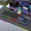 K-Snake Mechanical Feel Keyboard Mouse Kit USB Wired 104 Keycaps Computer Keyboard, Style: Single Keyboard (Black) - Wired Keyboard by K-Snake | Online Shopping South Africa | PMC TechLife | Buy Now Pay Later Mobicred