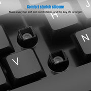 K-Snake WK800 Wireless 2.4G Keyboard Mouse Set Tabletop Computer Notebook Business Office House Use, Color: White