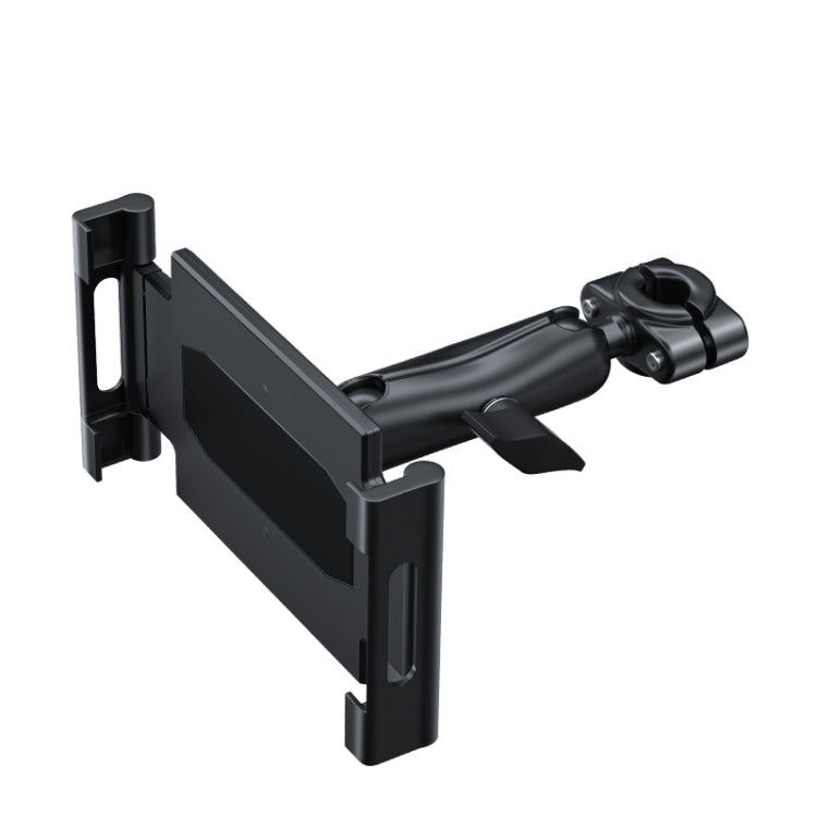 Car Rear Seat Folding Stretchable Headrest Tablet Bracket, Color: Metal Clamp Arm