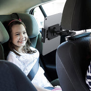 Car Rear Seat Folding Stretchable Headrest Tablet Bracket, Color: Metal Clamp Arm