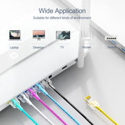SAMZHE Cat6A Ethernet Cable UTP Network Patch Cable 15m(White)
