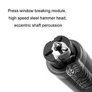 Multifunctional Break Window Mini Safety Hammer Parking Number Plate(Red)