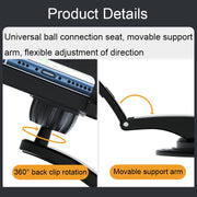 Car Suction Cup Dashboard Mobile Phone Holder with Sun Visor Folding Rotating Car Mount, Style: Hose Model