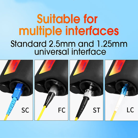 Comptyco AUA-400X 400 Times Handheld Fiber Optic Microscope for FC/SC/ST/LC Connector