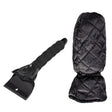 Vehicle Mounted Snow Shovel De-Icer Cleaning Tool, Color: Black+Gloves - Ice Scraper by PMC TechLife | Online Shopping South Africa | PMC TechLife | Buy Now Pay Later Mobicred
