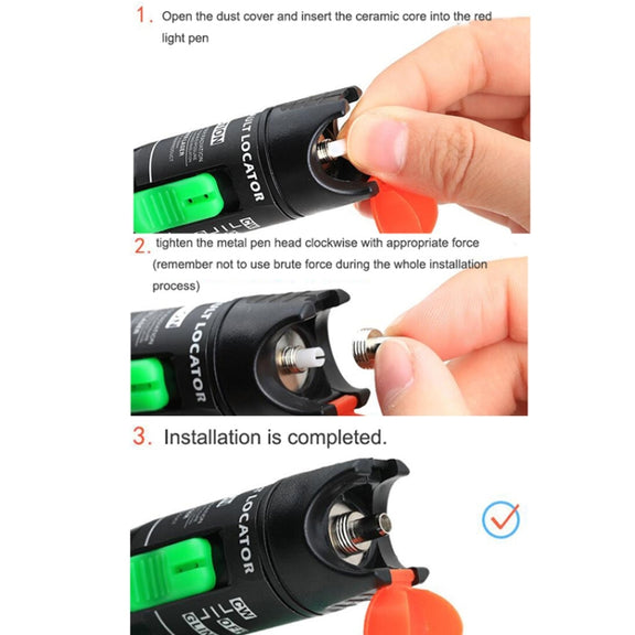 10pcs 7mm Ceramic Core Replacement Parts For Fiber Optic Visual Fault Locator