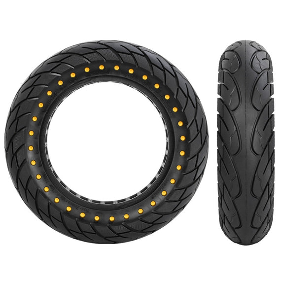 For Kugoo M4 Electric Scooter 10 Inch Inflatable Honeycomb Solid Run-flat Tire(36mm Slot Blue)