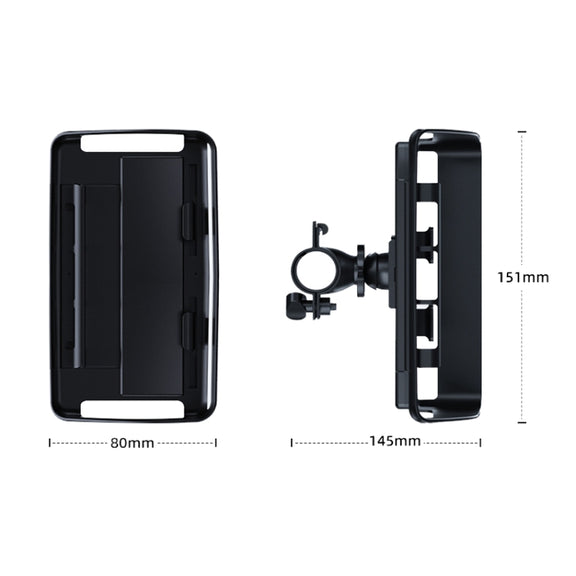 Rotatable Bicycle and Motorcycle Anti-shake Fixed Mobile Phone Holder with Sun Visor, Style: Universal Model