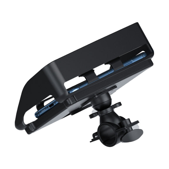 Rotatable Bicycle and Motorcycle Anti-shake Fixed Mobile Phone Holder with Sun Visor, Style: Universal Model