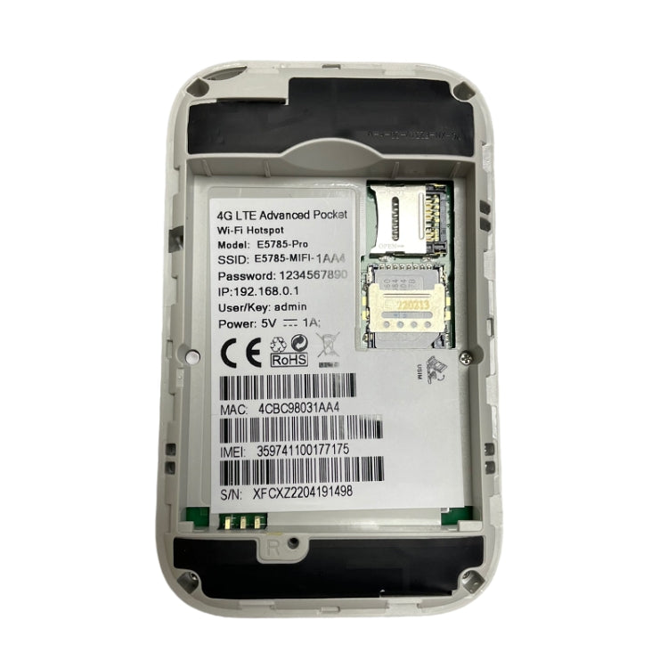 E5785-PRO Eurasian Edition 4G Mobile WIFI Pocket Hotspot LCD Sim Card Router