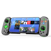 D7 BT5.0 Retractable Gamepad With Light For PC / Android / IPhone /Win7 10 11/Mac OS/Switch(White)
