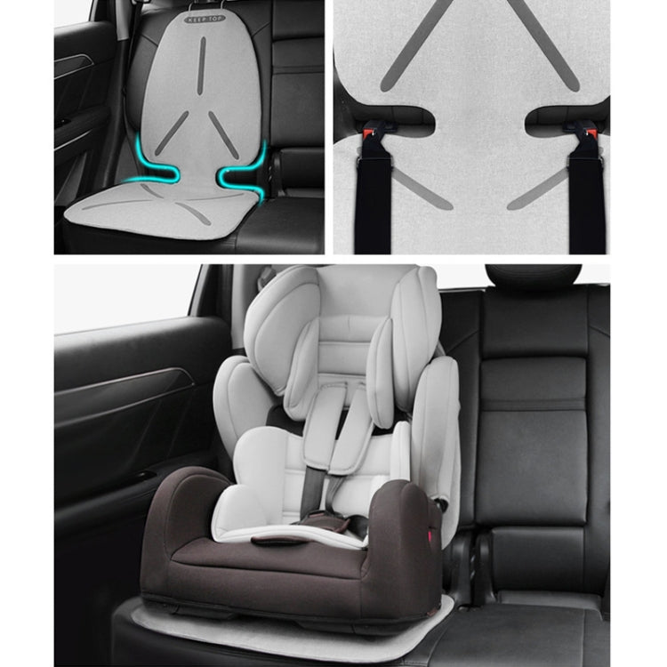 KEEP TOP Car Child Safety Seat Anti-Slip Thickened Anti-Wear Protective Pad(Gray)