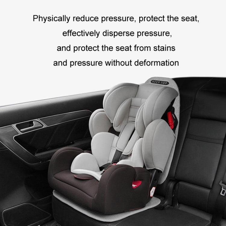 KEEP TOP Car Child Safety Seat Anti-Slip Thickened Anti-Wear Protective Pad(Black)