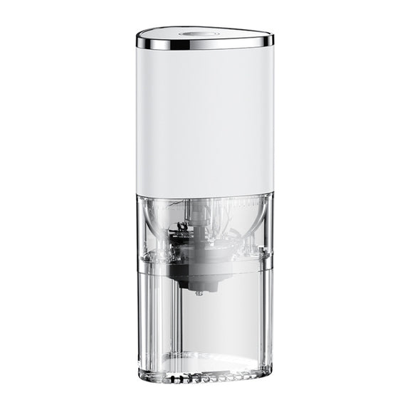 Coffee Electric Grinder Magnetic Snap-on Stainless Steel Blades Kitchen Gadgets(White)