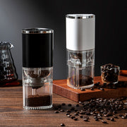 Coffee Electric Grinder Magnetic Snap-on Stainless Steel Blades Kitchen Gadgets(White)