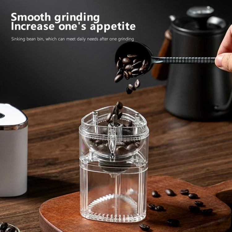 Coffee Electric Grinder Magnetic Snap-on Stainless Steel Blades Kitchen Gadgets(White)
