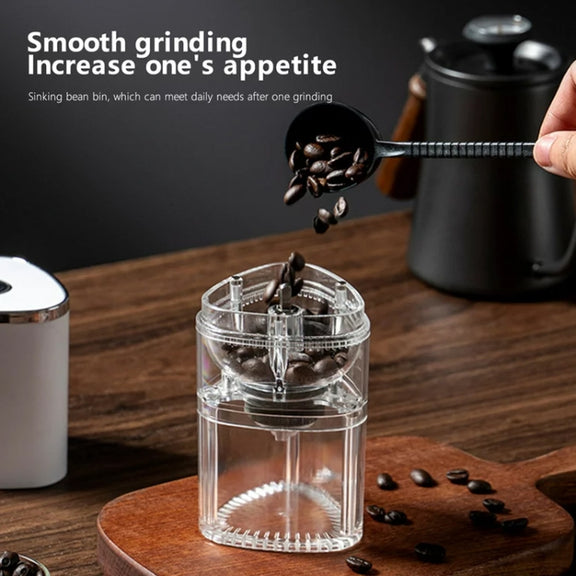 Coffee Electric Grinder Magnetic Snap-on Stainless Steel Blades Kitchen Gadgets(Black)