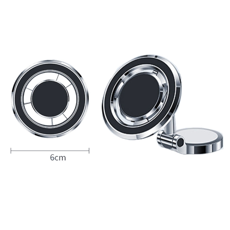 Dashboard Magnetic Navigation Foldable Universal Car Phone Holder(Black)