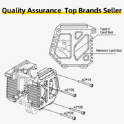 For DJI O3 AIR UNIT Camera Module Case Frame CNC Cage Holder