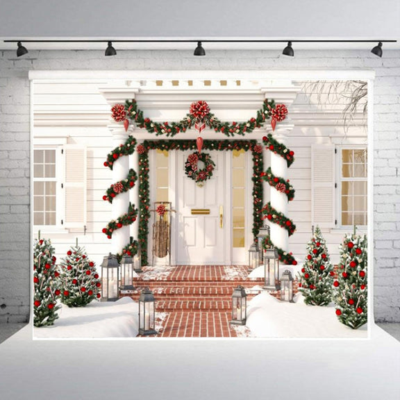 2.1 X 1.5m Holiday Party Photography Backdrop Christmas Decoration Hanging Cloth, Style: SD-786