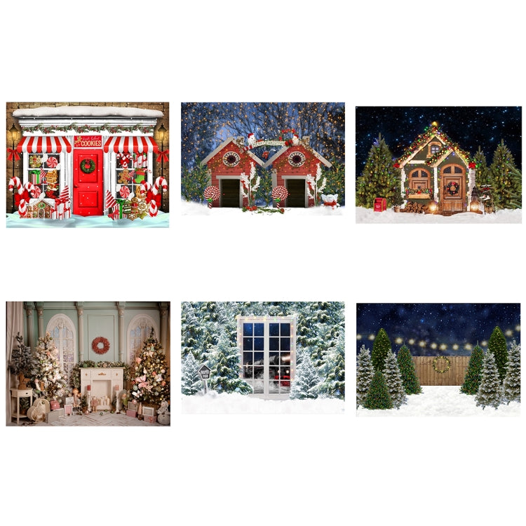 2.1 X 1.5m Holiday Party Photography Backdrop Christmas Decoration Hanging Cloth, Style: SD-774