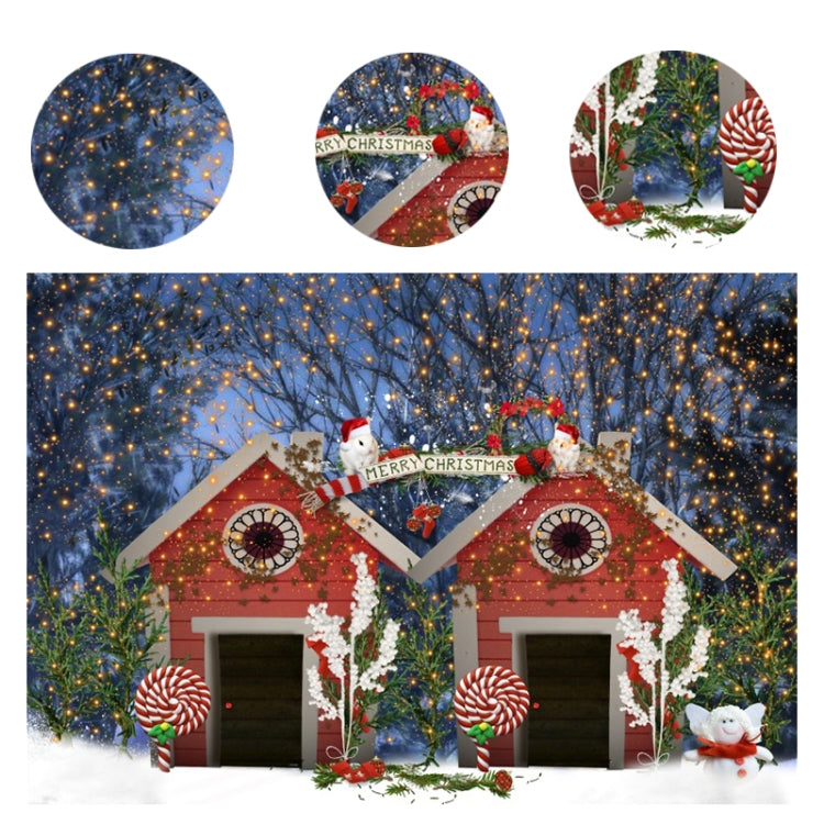 2.1 X 1.5m Holiday Party Photography Backdrop Christmas Decoration Hanging Cloth, Style: SD-785
