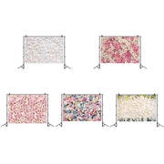 2.1 X 1.5m Festive Photography Backdrop 3D Wedding Flower Wall Hanging Cloth, Style: C-1886