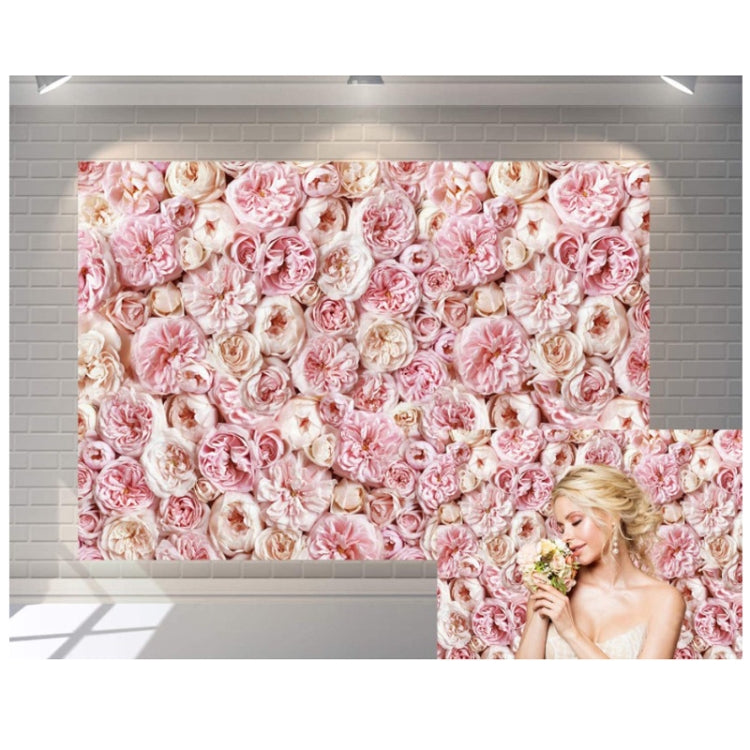 2.1 X 1.5m Festive Photography Backdrop 3D Wedding Flower Wall Hanging Cloth, Style: C-1886