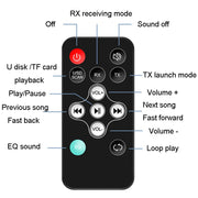 Bluetooth Audio Adapter  NFC Bluetooth Receiver Transmitter 2 In 1 With Remote Control