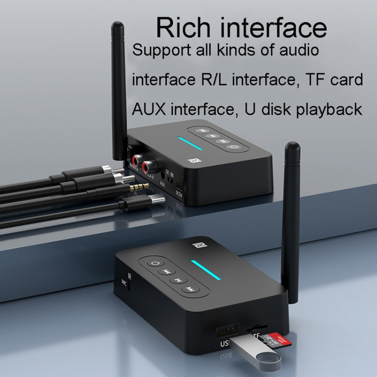 Bluetooth Audio Adapter  NFC Bluetooth Receiver Transmitter 2 In 1 With Remote Control