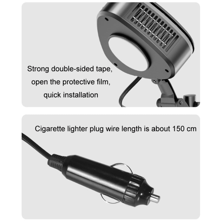 Winter Car Triangle Heater Defrost Electric Heater, Style: 12V Ordinary Base
