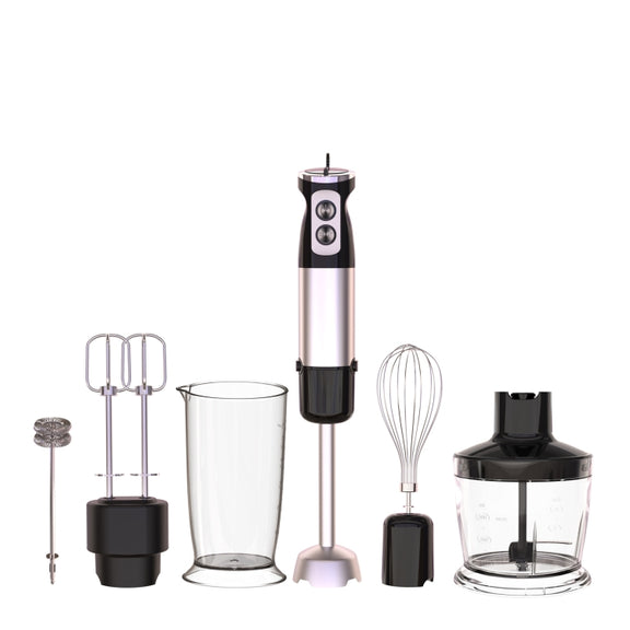 6-in-1 600W Multifunctional  Electric Blender Stainless Steel Food Cooking Stick EU Plug